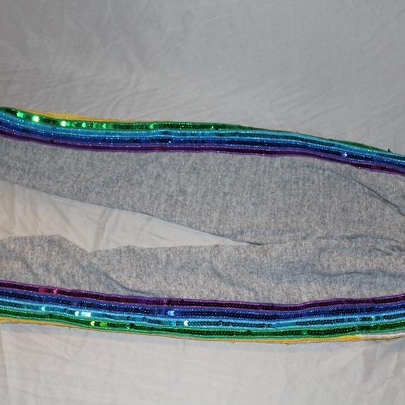 LOLA + THE BOYS SEQUIN RAINBOW TRACKSUIT SET - Picture 5 of 8